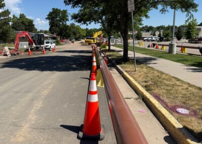 Picture of construction on Garnett