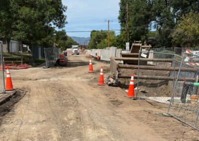 Construction being done on 3rd Ave.