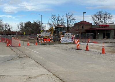 Picture of the closure on Nickel St.