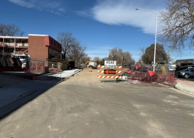 Picture of the construction closure on 3rd Ave.