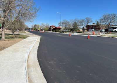 Picture of the newly paved Nickel St.